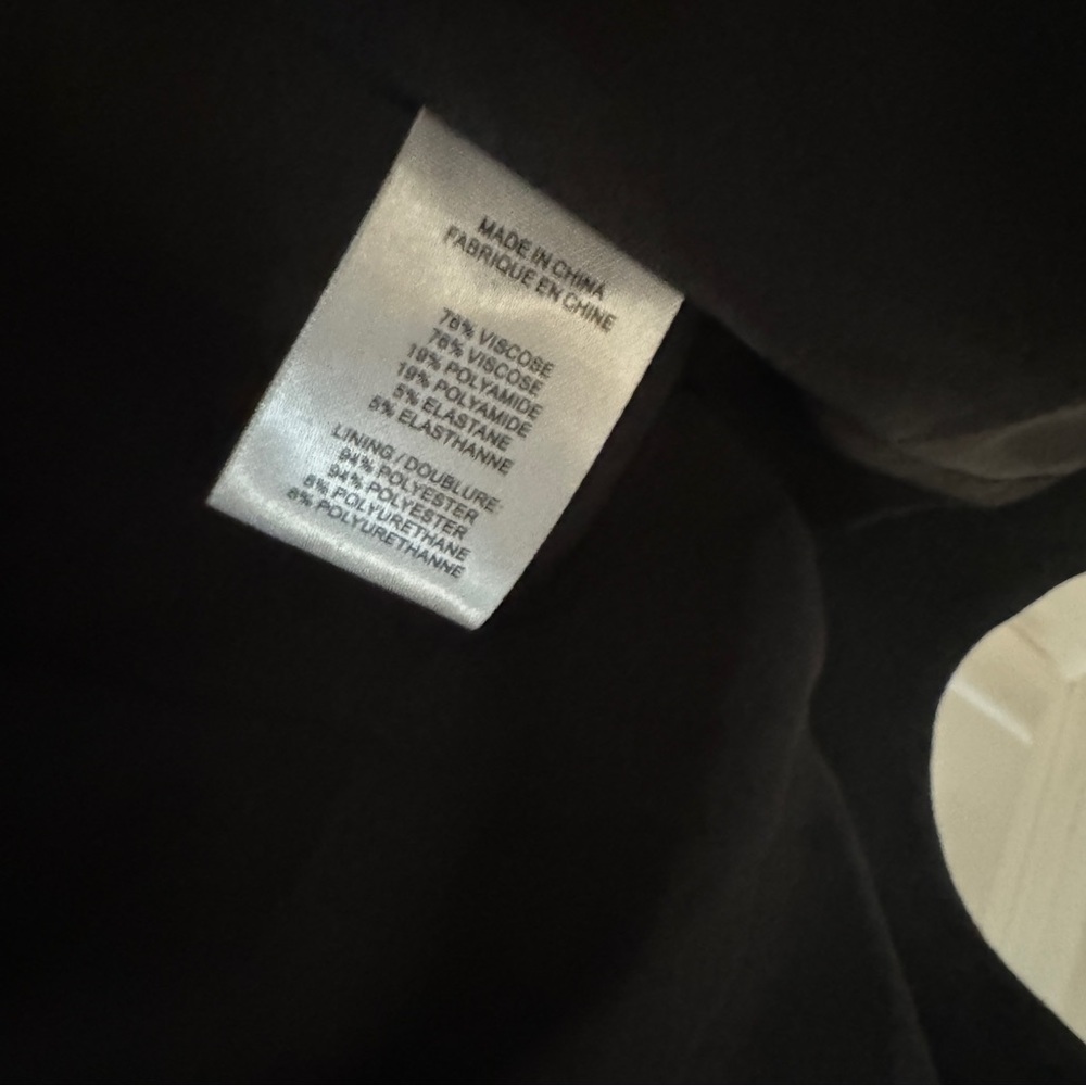 Theory Black Coat L - Picture 8 of 8